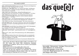 das que[e]r im April 2015: Cover